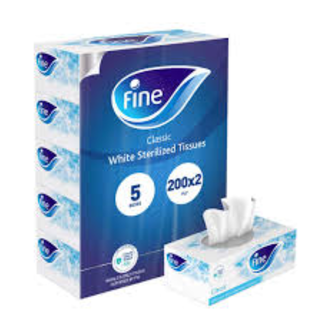 FINE FACIAL  TISSUES CLASSIC 150X2PLY